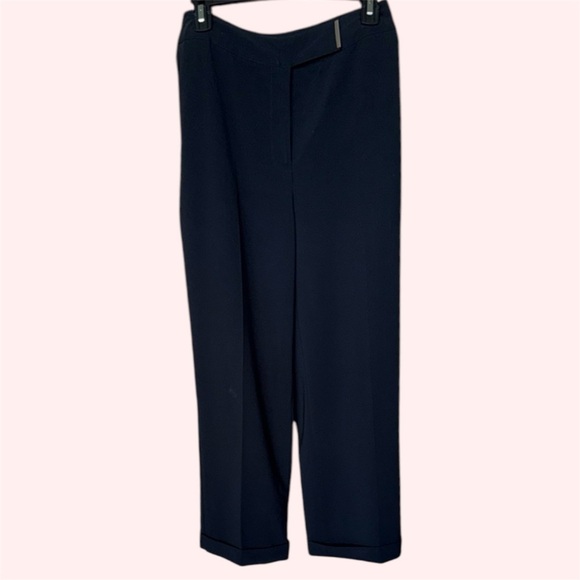 Metrostyle Black Wide Leg Trousers Tailored Fully Lined Size 6 - Picture 2 of 9